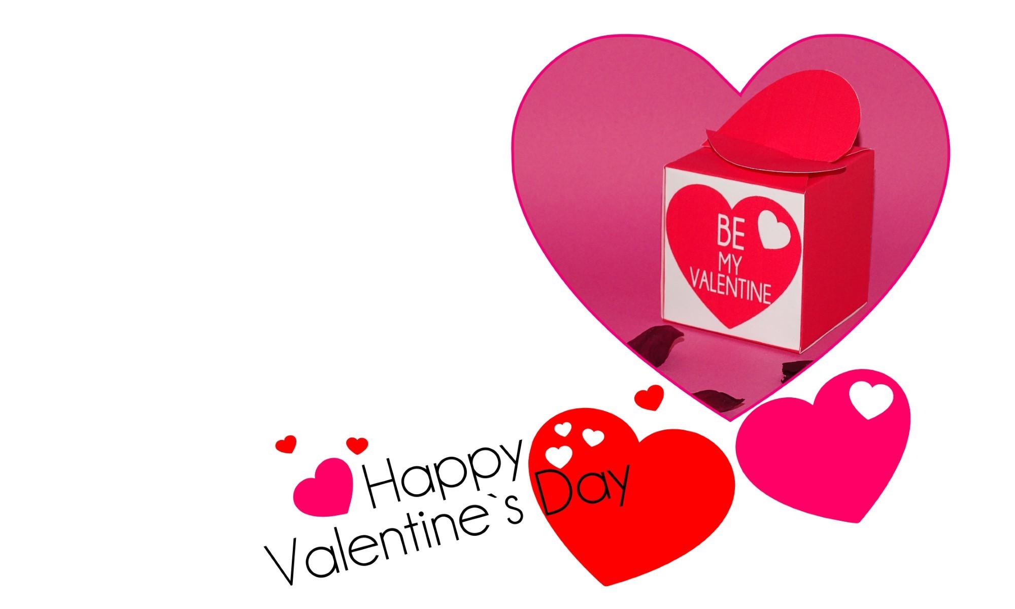 Valentinstag Herzschachtel Cover