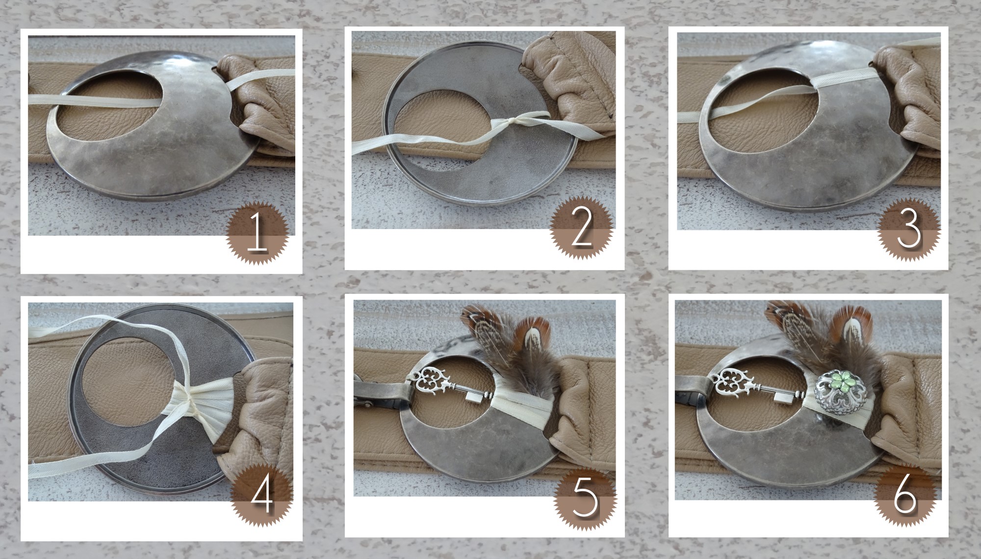 DIY Anleitung Gürtel Redesign Schritt für Schritt Anleitung