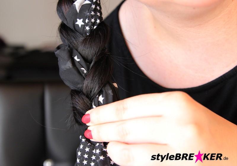 Hairstyling Flechtfrisur mit Loop h