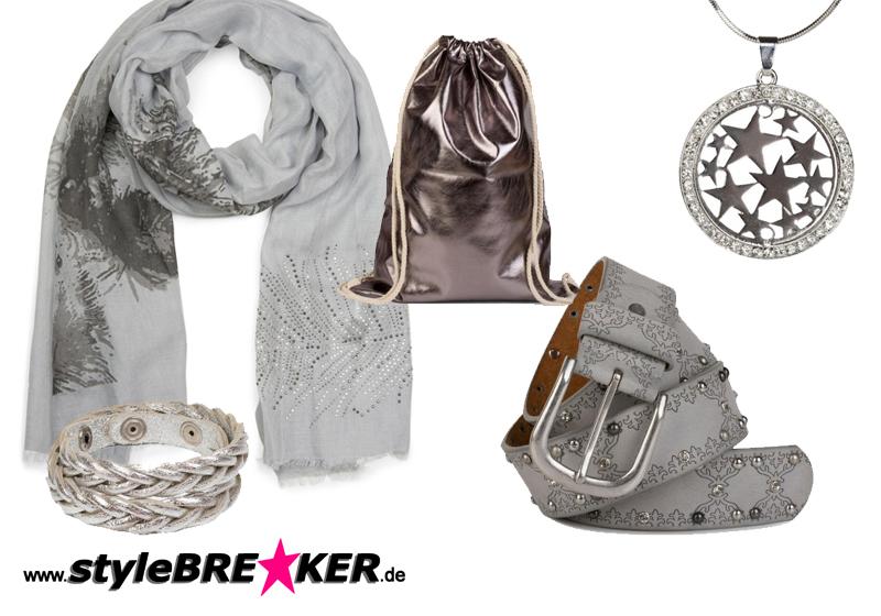 Outfitinspiration: Matt trifft Metallic! Collage
