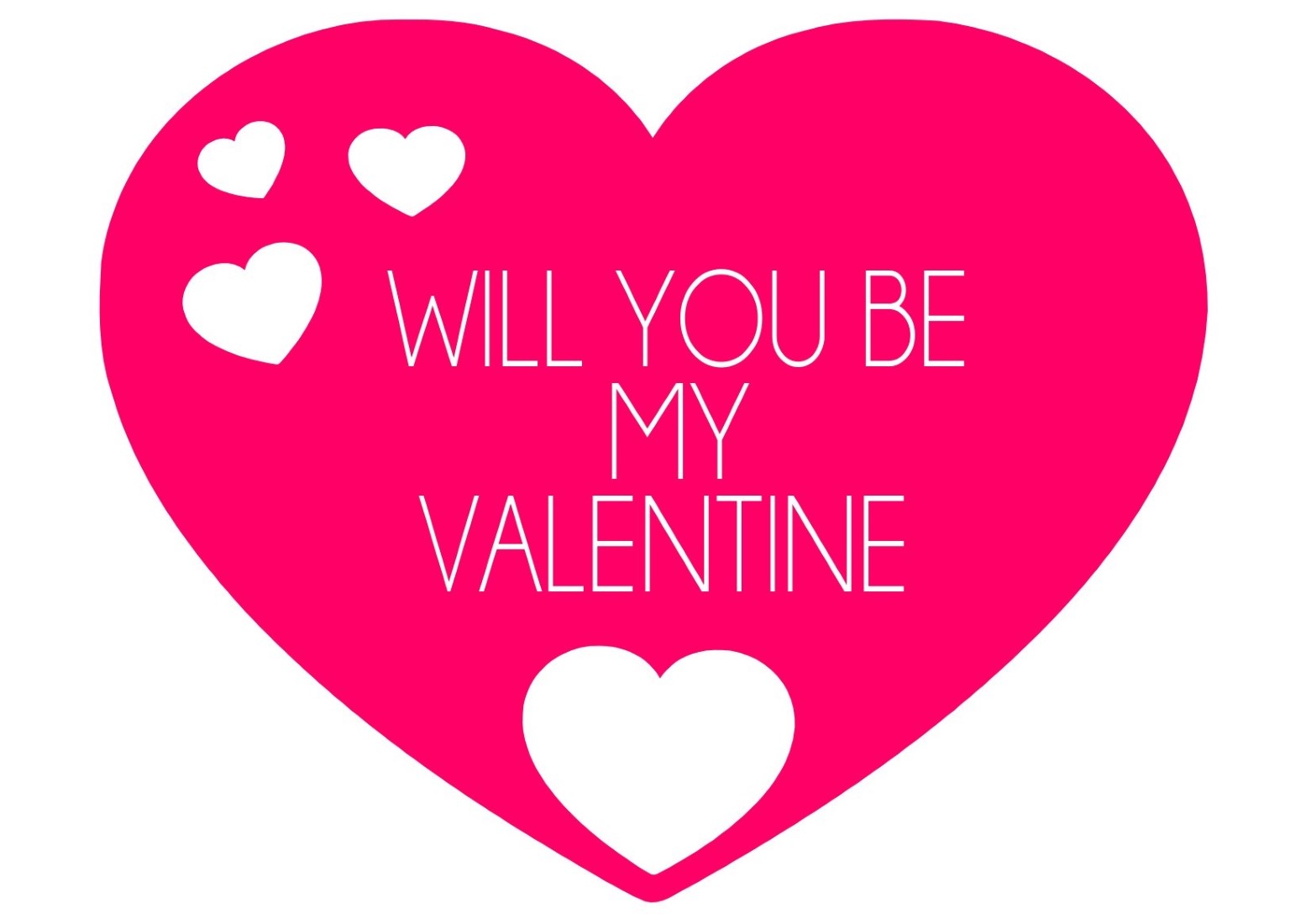 Valentinstag Grafik Pink